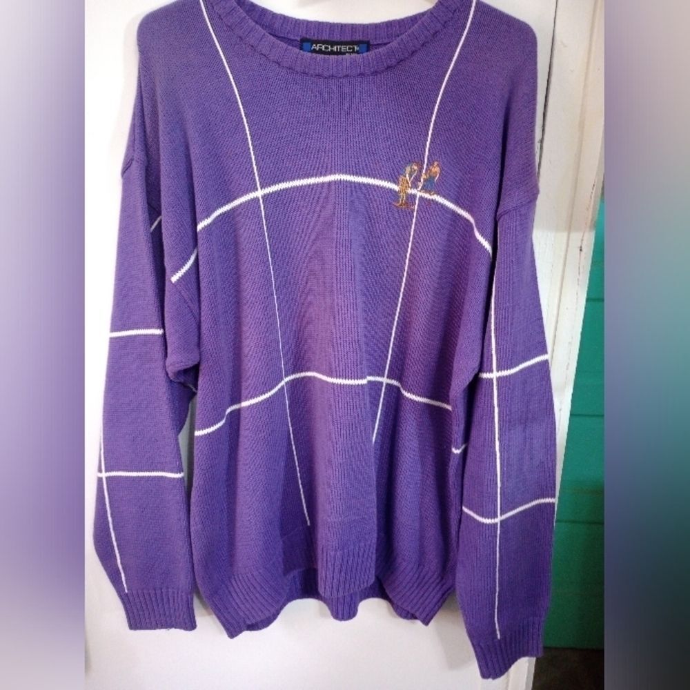 Architect large 100% cotton men's pullover sweater (Mgs080)